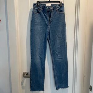 Abercrombie ultra high rise 90s straight jeans